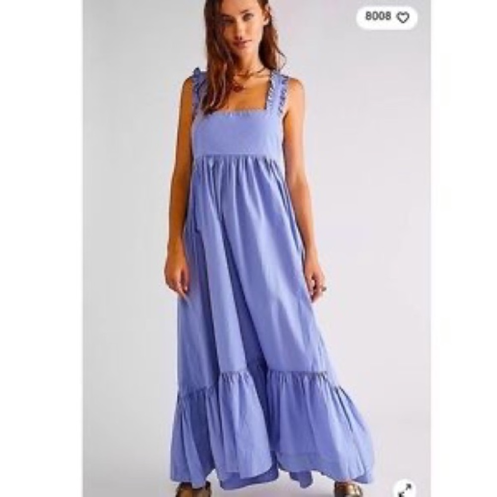 ISO Isabella Maxi Dress in Corsican Sea